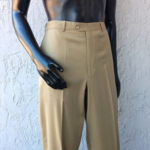Risalto Trabaldo Togna Italian  Fabric Men's "Nelson" Flat Front Luxury Trousers